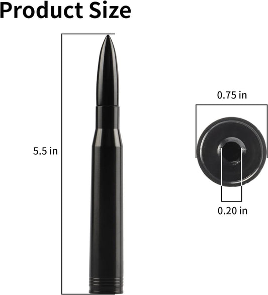 .50CAL Bullet Universal Car Antenna