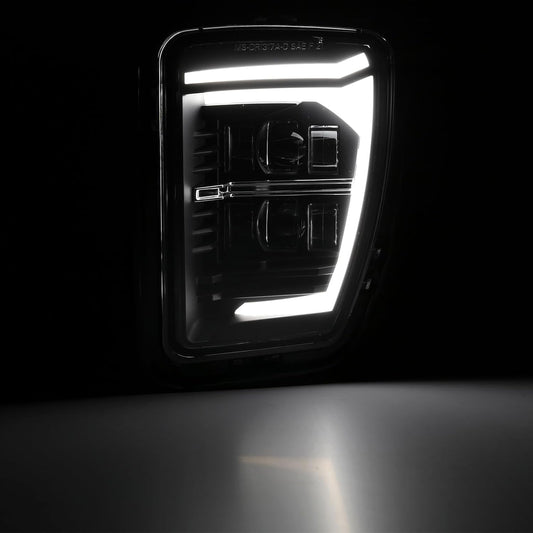 New Upgraded LED Fog Lights Replacement for Dodge Ram 1500 2013 2014 2015 2016 2017 2018 Front Fog Lamp with DRL, Black 2pcs