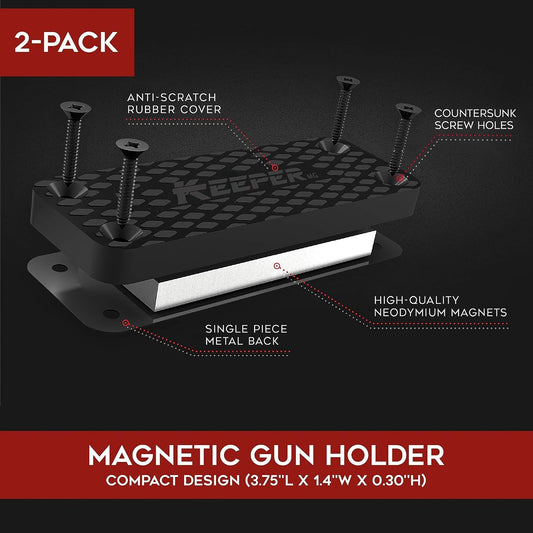 KEEPER MG Gun Magnet for Vehicle - Magnetic Quickdraw Holder