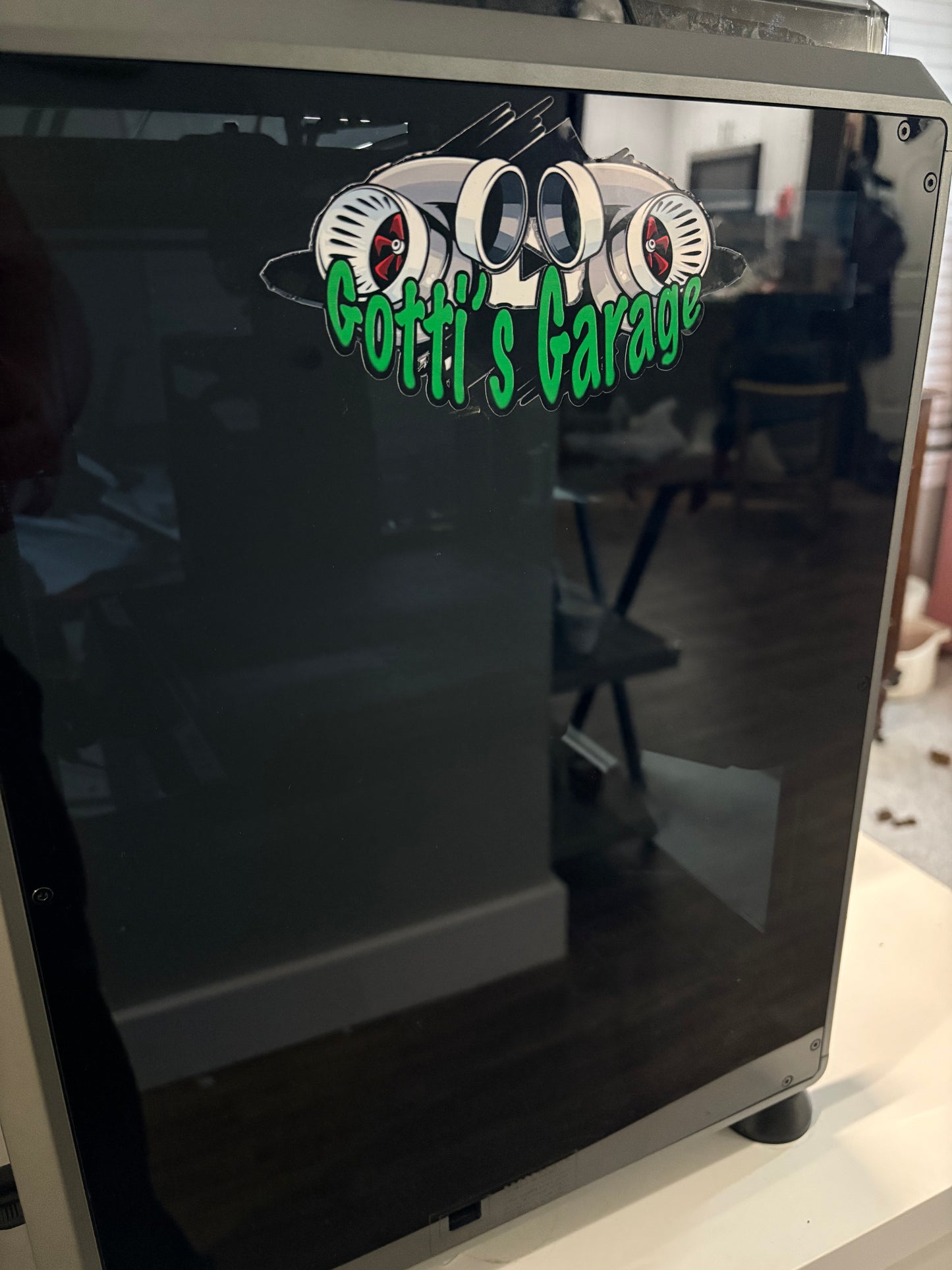 Gottis Garage Die Cut Stickers 4.5x3in